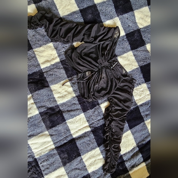 Torrid sheer mesh whimsigoth Y2K crop top, size 0 - Picture 2 of 5